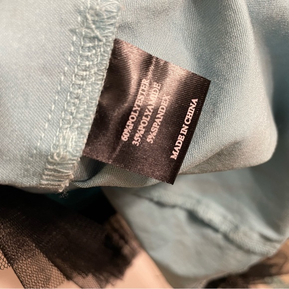 Light blue 50s style sparrow dress - Picture 4 of 7